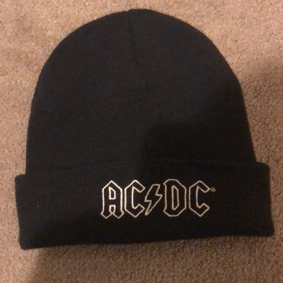 AC/DC Black Logo Beanie - Picture 7 of 7